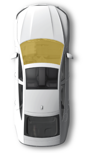 Voiture vue de dessus